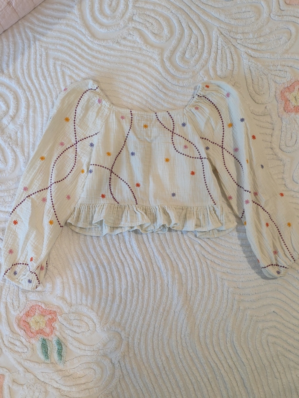 Zara Embroidered Top